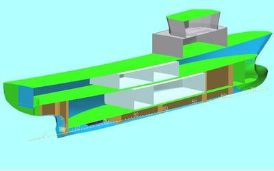 General arrangement of a vessel in FORAN (Photo courtesy of FORAN)