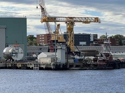 General Dynamics Electric Boat in Groton, CT. Photo: Greg Trauthwein