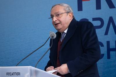 Giuseppe Bono (Photo: Fincantieri)