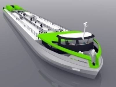 LNG Greenstream: Rendering courtesy of Alewijnse