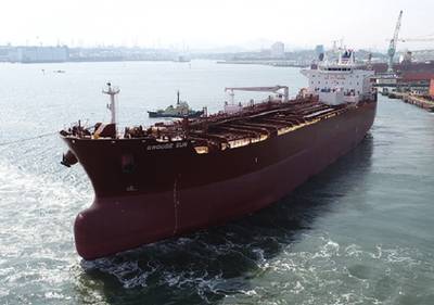 Grouse Sun is NYK's third methanol fueled chemical tankers. Photo courtesy NYK