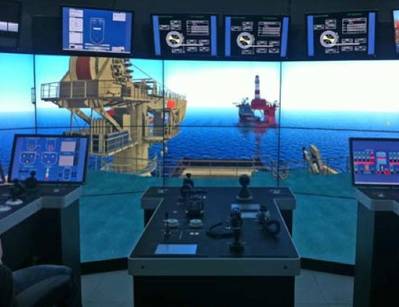 Kongsberg Offshore Simulator: Photo courtesy of Kongsberg