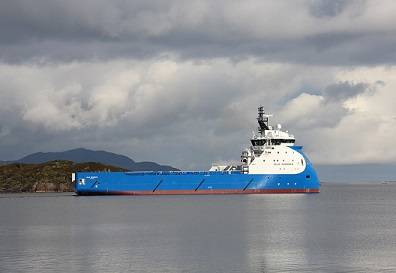 Blue Guardian on her way to sea trials earlier this week (Photo: Ulstein)