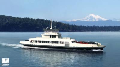 Guemes Island Ferry Replacement. Image courtesy Glosten