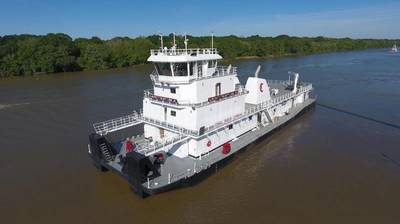 H. Merritt ‘Heavy’ Lane, Jr. on Sea Trials (Photo: Conrad Shipyard)