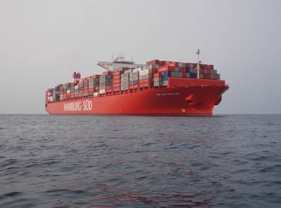 Hamburg Süd's Cap San Nicolas in the South China Sea (Photo courtesy of Hamburg Süd)