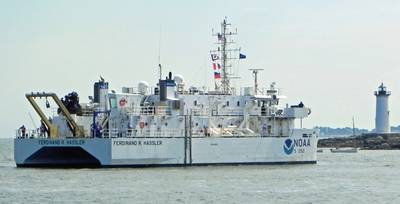 Hassler arrives at homeport: Photo credit NOAA