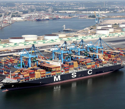 Port of Le Havre Terminal: Photo credit Haropa