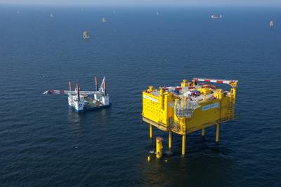  HelWin1 offshore platform: Photo courtesy of Siemens 