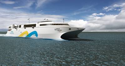 Hi-speed Ferry 'Francisco': Photo credit Incat Tasmania