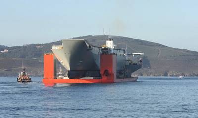 HMAS Adelaide hull: Image credit RAN