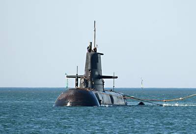 HMAS Collins, part of Australia's aging Collins Class, was commissioned in 1996. (Photo: Royal Australian Navy)