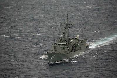 HMAS Newcastle (Royal Australian Navy photo by Brenton Freind)