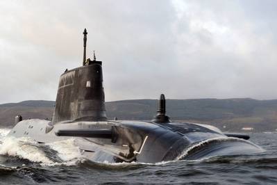 HMS Astute: Photo credit MOD