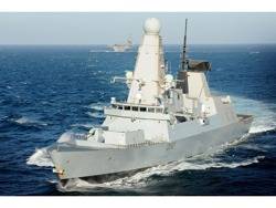 HMS Daring: Photo credit UK MOD