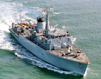 HMS Quorn - Defence Imagery via Wikimedia Commons - OGL v1.0 License