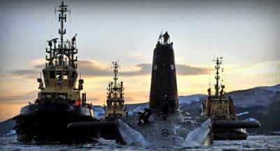 HMS Vanguard: Photo credit RN