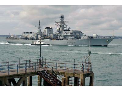 HMS Westminster: Photo credit MOD 