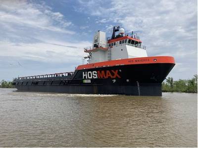 HOS Maverick is one of the OSVs acquired by Hornbeck Offshore Services in 2022. (Photo: Hornbeck Offshore Services)