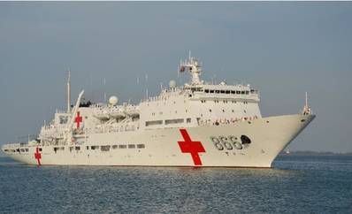 Hospital Ship 'Peace Ark': Photo credit Wiki CCL