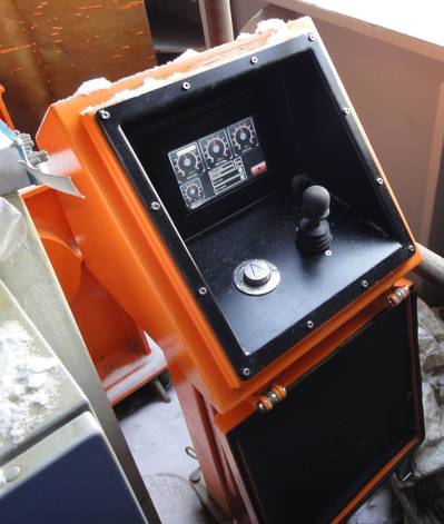 Icebreaker Winch Controller: Photo credit Beijer Electronics