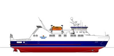 Ice-class ferry rendering courtesy of Damen Shipyards