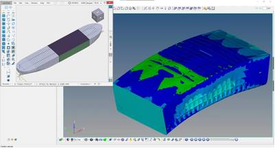 Image 2 – An example of seamless integration between NAPA and Direct Strength Assessment (DSA) software. Image courtesy NAPA