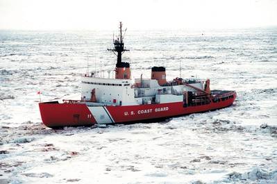 A file image of the Coast Guard's lone heavy icebreaker, the Polar Star. Image CREDIT: USCG