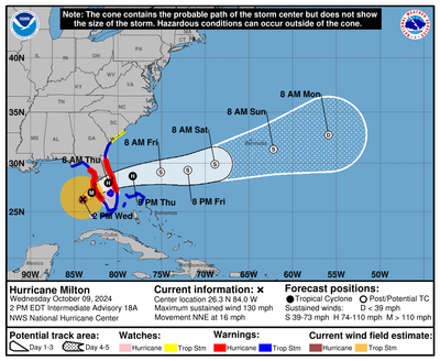 Hurricane Milton Bears Down On Florida s Gulf Coast