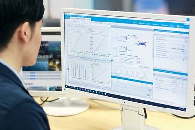Image of processing a simulation - Credit: NYK
