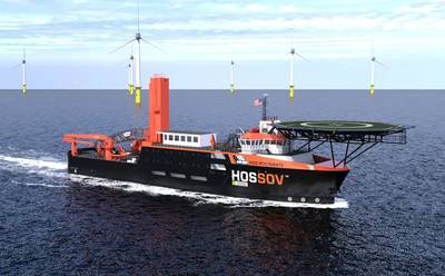 In mid-July, Hornbeck Offshore revealed a deal with  Eastern Shipbuilding Group to convert a recently delivered Jones Act-compliant offshore supply vessel into a SOV. Image courtesy HOS