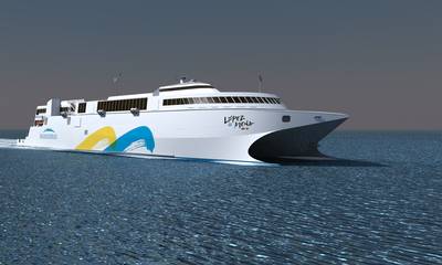 Incat LNG Fast RoRo: Image credit Incat