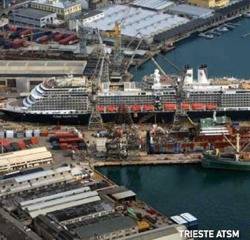 Shipyard Trieste: Photo courtesy Fincantieri