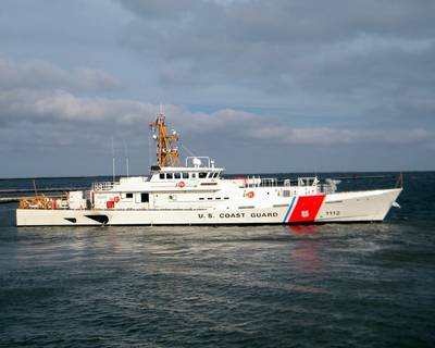 Isaac Mayo during builders trials in the U.S. Gulf of Mexico (Photo courtesy of Bollinger Shipyards)
