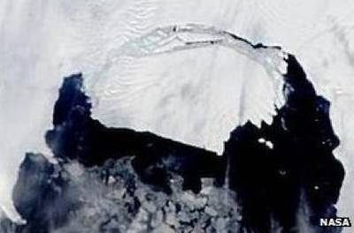 Pine Island Iceberg: Image credit NASA
