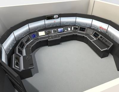 Sophisticated integrated simulator suite for new training center (Photo: Kongsberg Maritime)