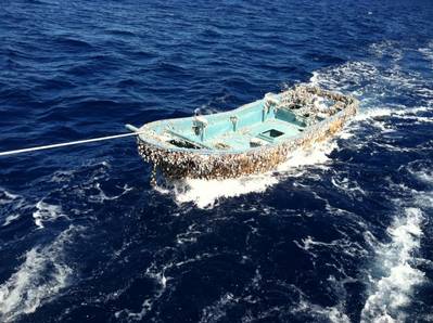 Japanese Skiff: Photo credit NOAA 