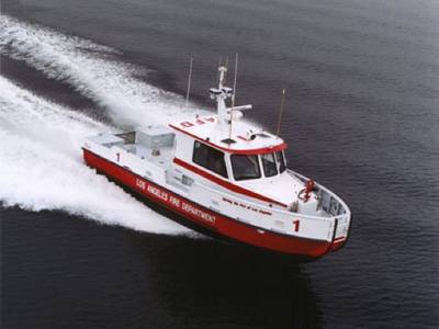 A Jensen-designed fireboat: Photo courtesy of Jensen