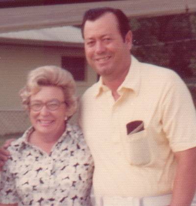 Joe LeBlanc with his wife, Betty