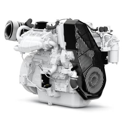 John Deere Power Systems is shipping the new PowerTech 4045SFM85 marine engine to boat owners and builders. Photo: John Deere Power Systems