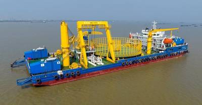 Keyfield Blessing cable-laying barge (Credit: Keyfield International)