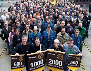 Kiel Engine Center Safety Milestone Celebration (Photo courtesy Caterpillar)