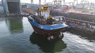 Latin America's first electric tug (c) ENAP / SAAM