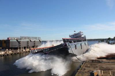 Launch HOS Bayou: Photo credit Eastern Shipbuilding Group