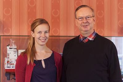 Laura Langh-Lagerlöf and Hans Langh (Photo: Langh Ship)