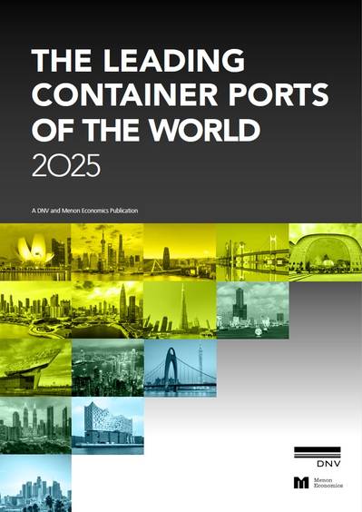 Leading Container Ports of the World (LCP) report cover image. © DNV