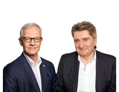 (Left) Carl Schou, CEO and President of WSM, (right) Richard Fulford-Smith, Managing Partner at Affinity Shipping. Image courtesy Wilhelmsen Ship Management