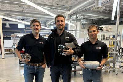 Left to right: H3X Co-Founders Max Liben, CTO; Jason Sylvestre, CEO; and Eric Maciolek, President. (Photo: H3X)