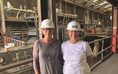 Left to right: Julie Blount and Marcia Blount (Photo: Greg Trauthwein)