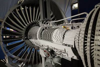Lego Engine: Photo courtesy of Rolls-Royce